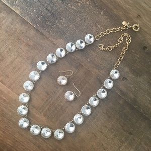 Jcrew Venus flytrap necklace earring set